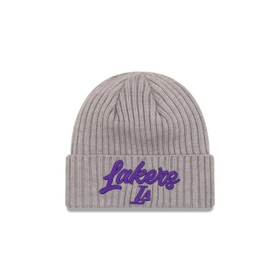 Sapca New Era Los Angeles Lakers NBA NBA Draft Cuff Knit Beanie - Gri